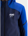 Veste moto Alpinestars Aeroshell WP - Bleu marine Bleu vif