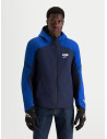 Veste moto Alpinestars Aeroshell WP - Bleu marine Bleu vif