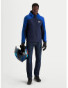 Veste moto Alpinestars Aeroshell WP - Bleu marine Bleu vif