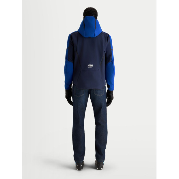 Veste moto Alpinestars Aeroshell WP - Bleu marine Bleu vif