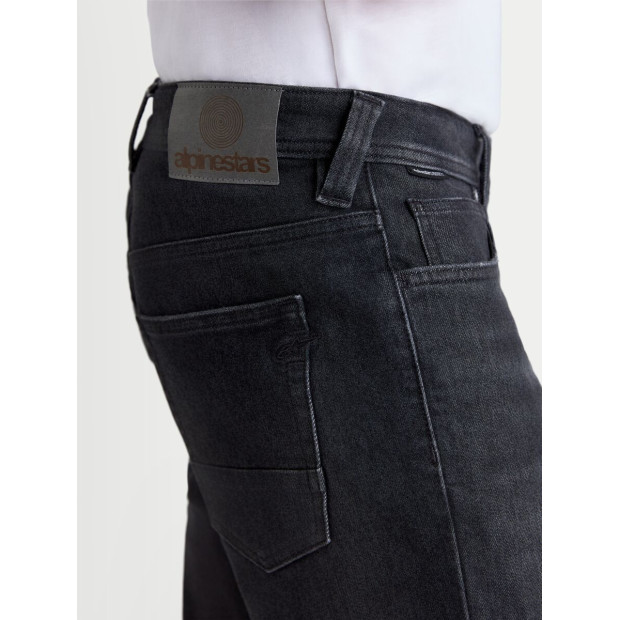 Jean moto Alpinestars Flex AST-8 - Noir délavé