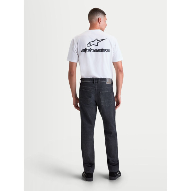 Jean moto Alpinestars Flex AST-8 - Noir délavé