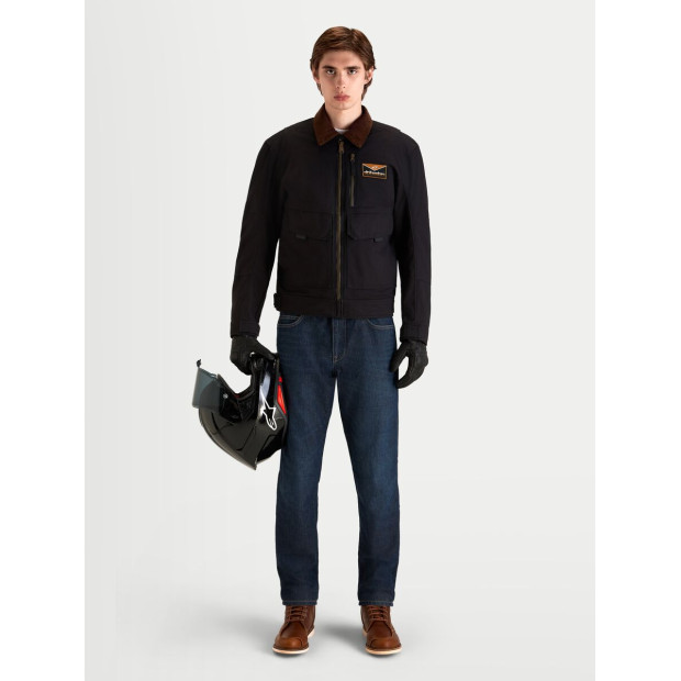Jean moto Alpinestars Flex AST-7 - Bleu foncé