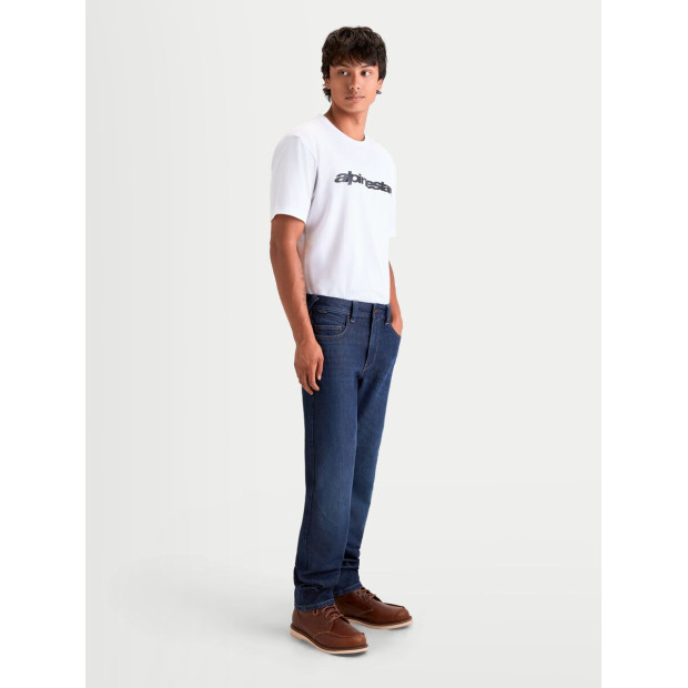 Jean moto Alpinestars Flex AST-7 - Bleu foncé