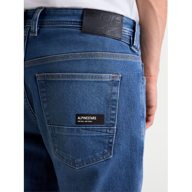 Jean moto Alpinestars Flex AST-7 - Bleu clair