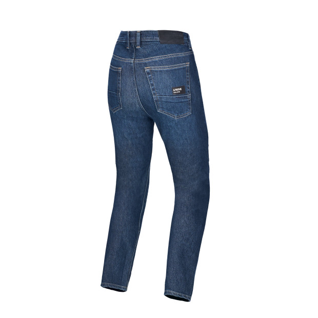 Jean moto femme Alpinestars Stella Flex AST-7 - Bleu foncé