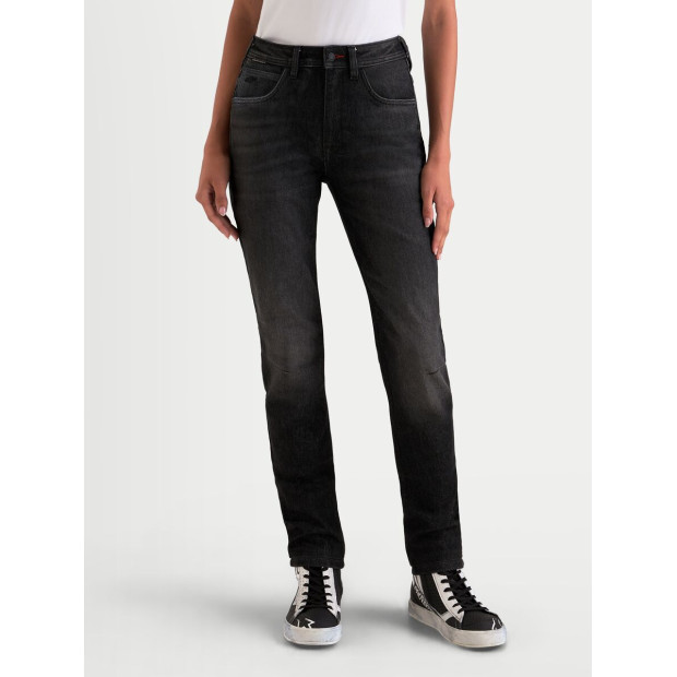 Jean moto femme Alpinestars Stella Flex AST-5 - Noir délavé