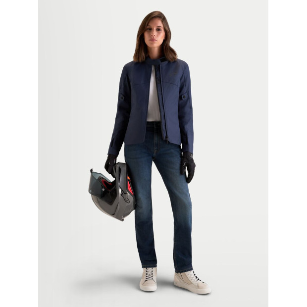 Jean moto femme Alpinestars Stella Flex AST-5 - Bleu indigo délavé