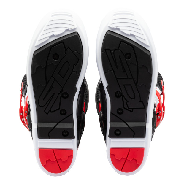 Bottes cross Sidi Crossfire 3 SRS Blanc Noir Rouge