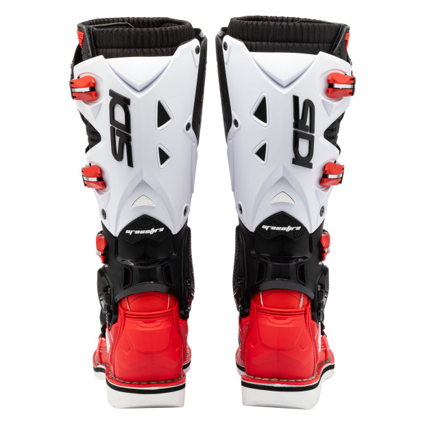 Bottes cross Sidi Crossfire 3 Rouge Noir Blanc