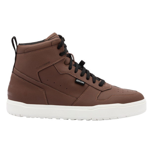 Baskets moto Sidi Lynx Climadome Marron Blanc