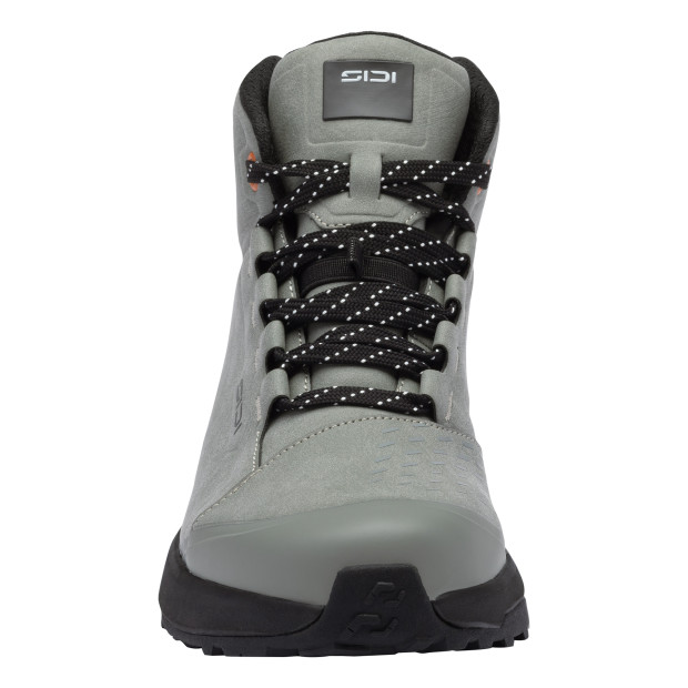 Baskets moto Sidi Nucleus Suede WP Vert Foncé Noir