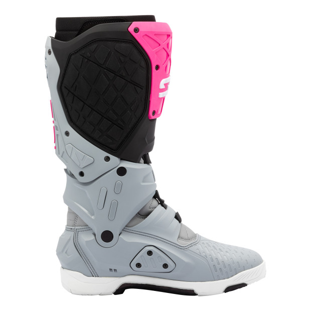 Bottes cross Sidi Crossair X Gris Rose Fluo