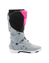 Bottes cross Sidi Crossair X Gris Rose Fluo