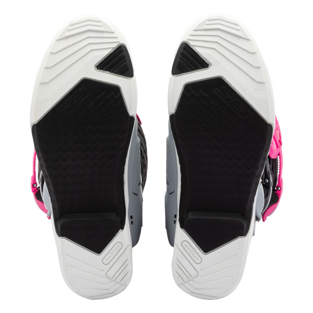 Bottes cross Sidi Crossair X Gris Rose Fluo