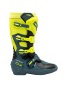 Bottes cross Sidi Crosscore Bleu Pétrole Jaune Fluo
