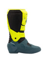 Bottes cross Sidi Crosscore Bleu Pétrole Jaune Fluo