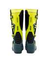 Bottes cross Sidi Crosscore Bleu Pétrole Jaune Fluo