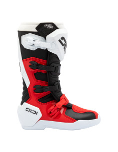 Bottes cross Sidi Crosscore Rouge Noir Blanc 2