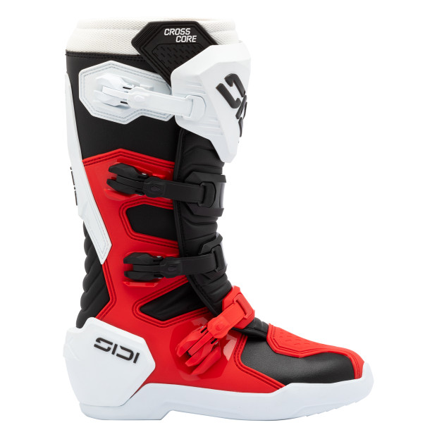 Bottes cross Sidi Crosscore Rouge Noir Blanc