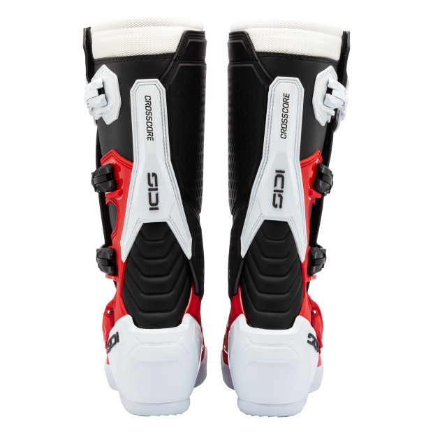 Bottes cross Sidi Crosscore Rouge Noir Blanc