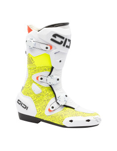 Bottes racing Sidi Mag 2 Air Jaune Blanc