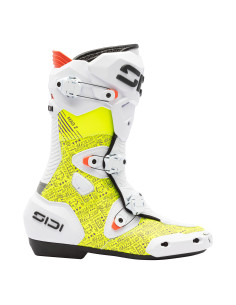 Bottes racing Sidi Mag 2 Air Jaune Blanc 2