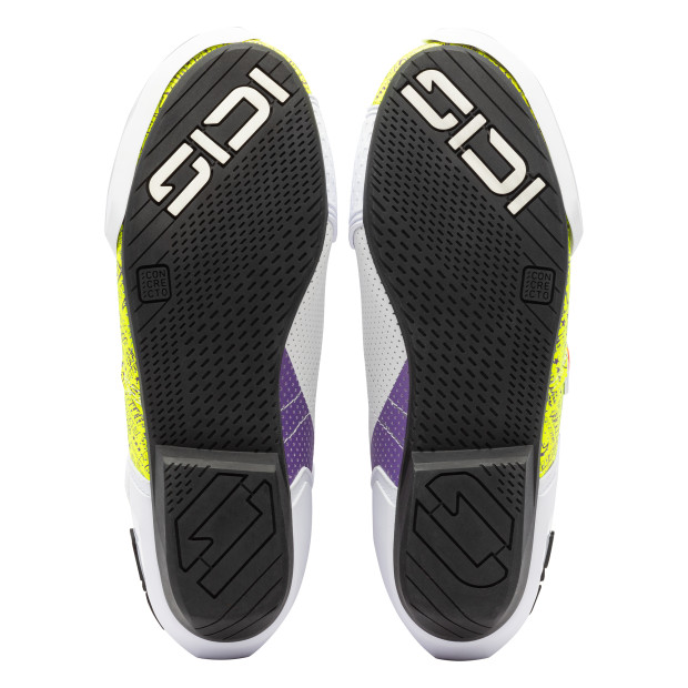 Bottes racing Sidi Mag 2 Air Jaune Blanc
