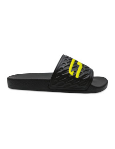 Claquettes Sidi Poolside Noir Jaune Fluo