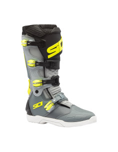 Bottes cross Sidi X Power SC Gris Jaune Fluo