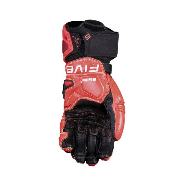 Gants moto racing Five RFX PRO Rouge fluo