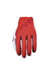 Gants moto cross Five MXF PRO Rouge Blanc
