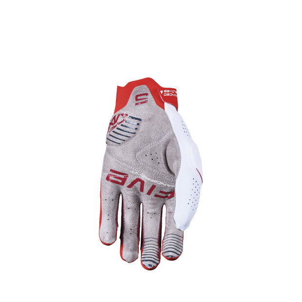 Gants moto cross Five MXF PRO Rouge Blanc