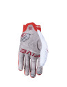 Gants moto cross Five MXF PRO Rouge Blanc