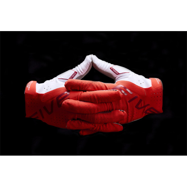 Gants moto cross Five MXF PRO Rouge Blanc