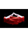 Gants moto cross Five MXF PRO Rouge Blanc