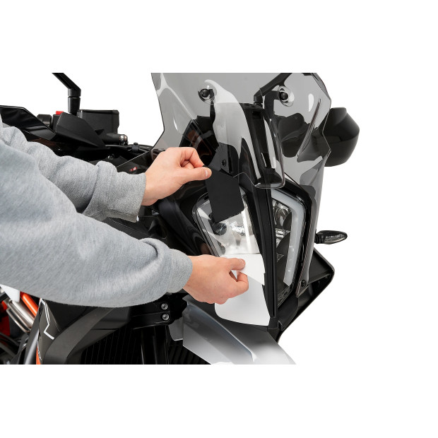 Sticker PUIG Protection de phare Adhere - KTM
