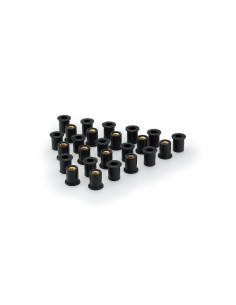 Inserts de bulle PUIG M6 écrou 25 pièces 14 x 5 x 1,5 x 11,5 x 13 x 10