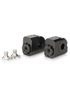 Adaptateurs PUIG réglables repose-pieds passager - ZONTES 703F-19 / 703F-21 / 703RR 2024-2026