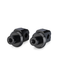 Adaptateurs PUIG repose-pieds passager - ZONTES 368G ADV / 703F-19 / 703F-21 / 703RR 2024-2026