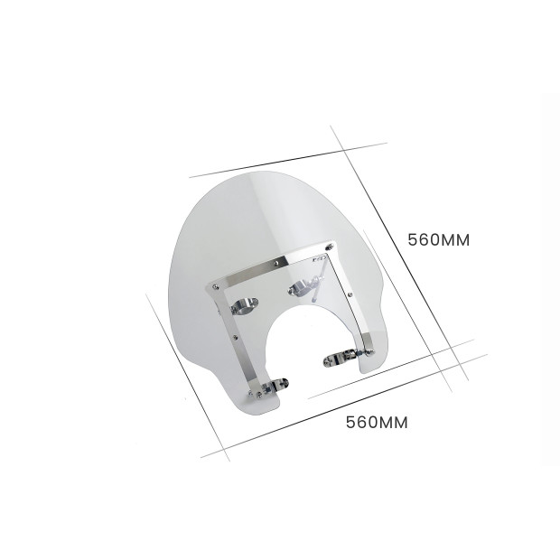 Pare-brise PUIG America II - YAMAHA - HARLEY DAVIDSON - SUZUKI - HONDA - KAWASAKI - DAELIM - KYMCO