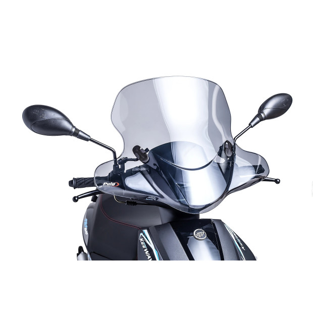 Pare-brise PUIG City Touring - KEEWAY F-ACT 125 4T E3 2010-2014 - F-ACT 50 2T 2008-2017 - F-ACT 50 4T E4 2018-2020