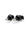 Adaptateurs PUIG repose-pieds passager - YAMAHA FZ8 2011-2016 - FZ8 FAZER 2011-2012 - QJ MOTOR SRT 900SX 2023-2026