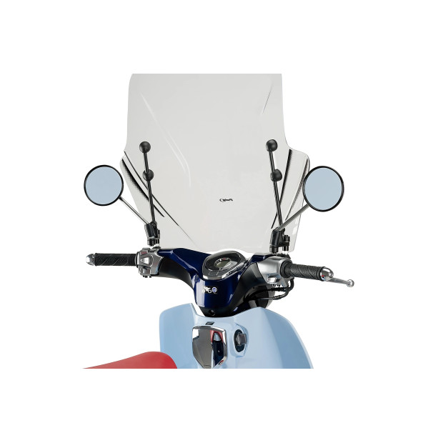 Pare-brise PUIG T.X - HONDA SUPER CUB C125 2019-2025 - SUPERCUP 125I C125 E4 2018-2020 - SUPERCUP 125I C125 E5 2021-2023