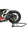 Béquille de stand arrière PUIG 7362 pour bras oscillant monobras avec transmission côté gauche diamètre axe 28,40 mm - HONDA