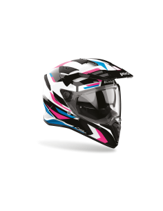 Casque Airoh Bandit Glitch - Rose