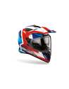 Casque Airoh Bandit Airspeed - Bleu Rouge