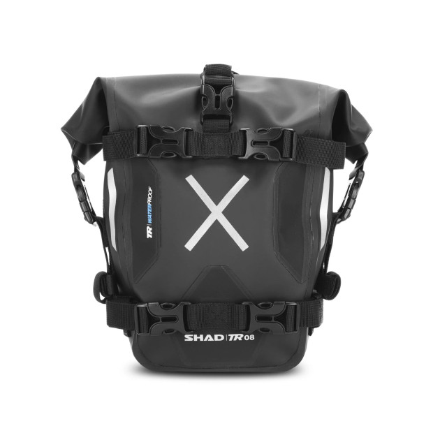 Pack 2 sacoches Shad TR08 Noir - 8 litres crash bar universel