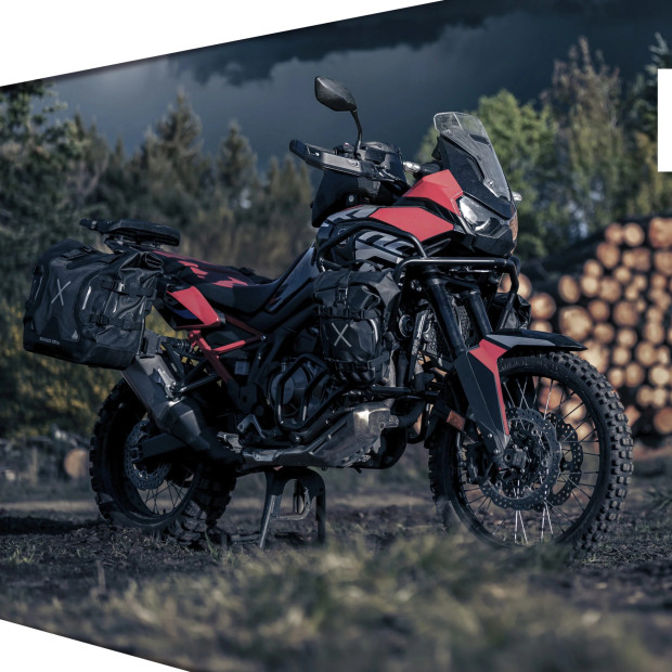 Pack 2 sacoches Shad TR08 Noir - 8 litres crash bar universel