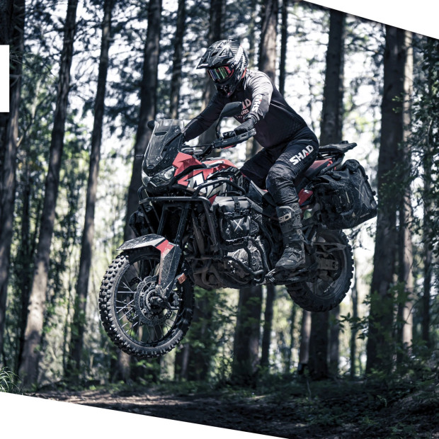 Pack 2 sacoches Shad TR08 Noir - 8 litres crash bar universel